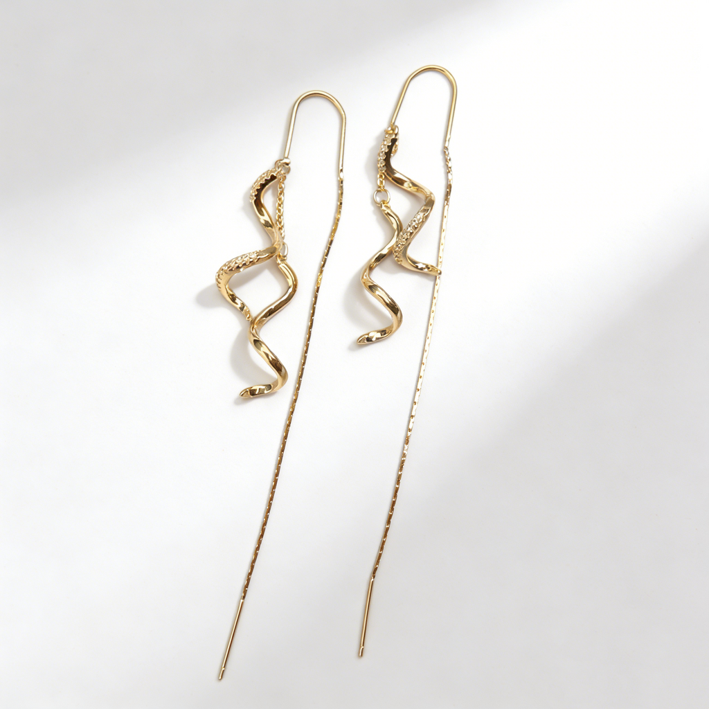 Classic Tassel Threader Earrings