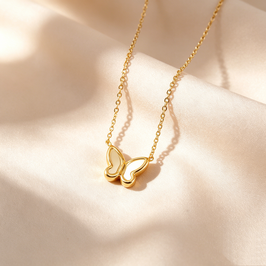 Elegant & Graceful Butterfly Pendant Necklace