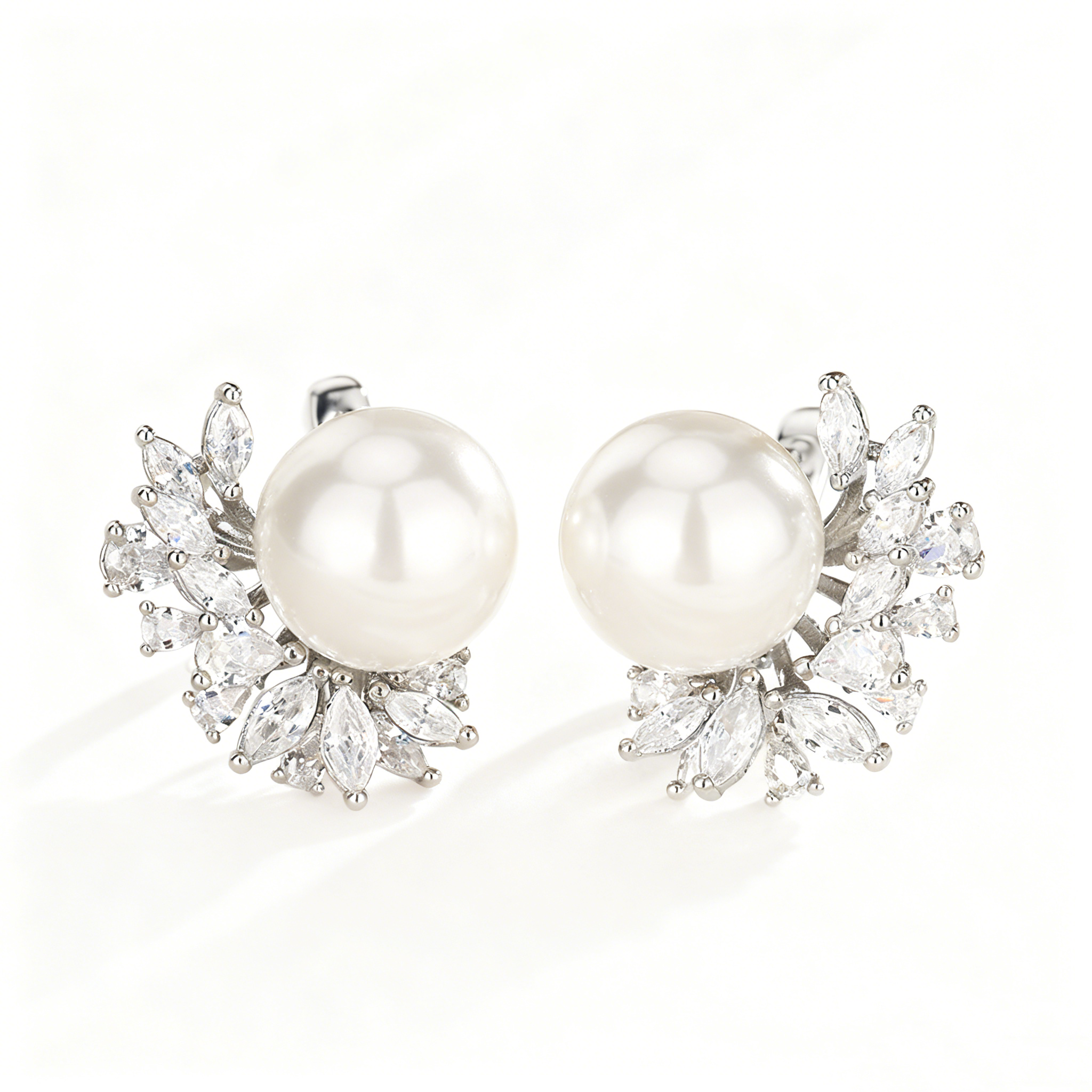 Elegant pearl earrings