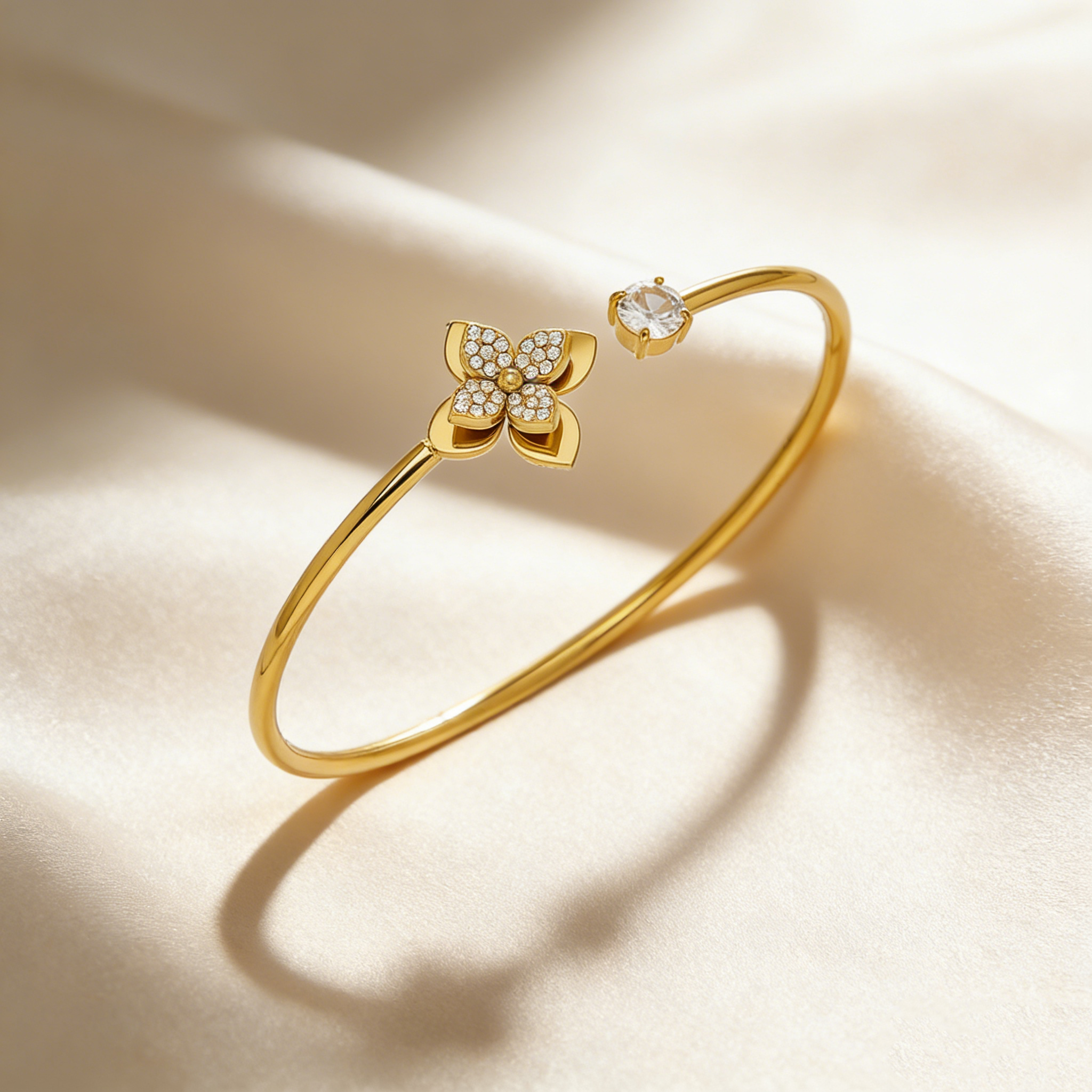 Minimalist Floral Jewelry Set