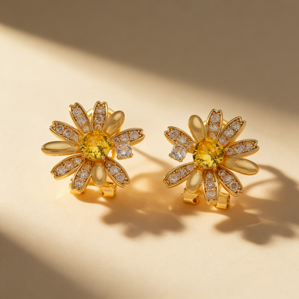 Elegant Daisy Earrings