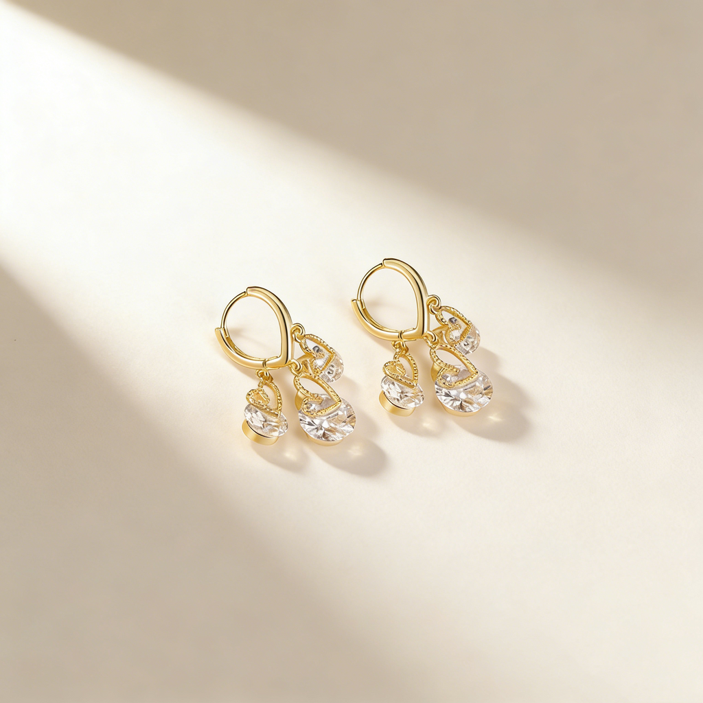 Heart Tassel Earrings