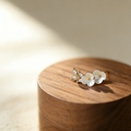 Flower and Leaf Earrings