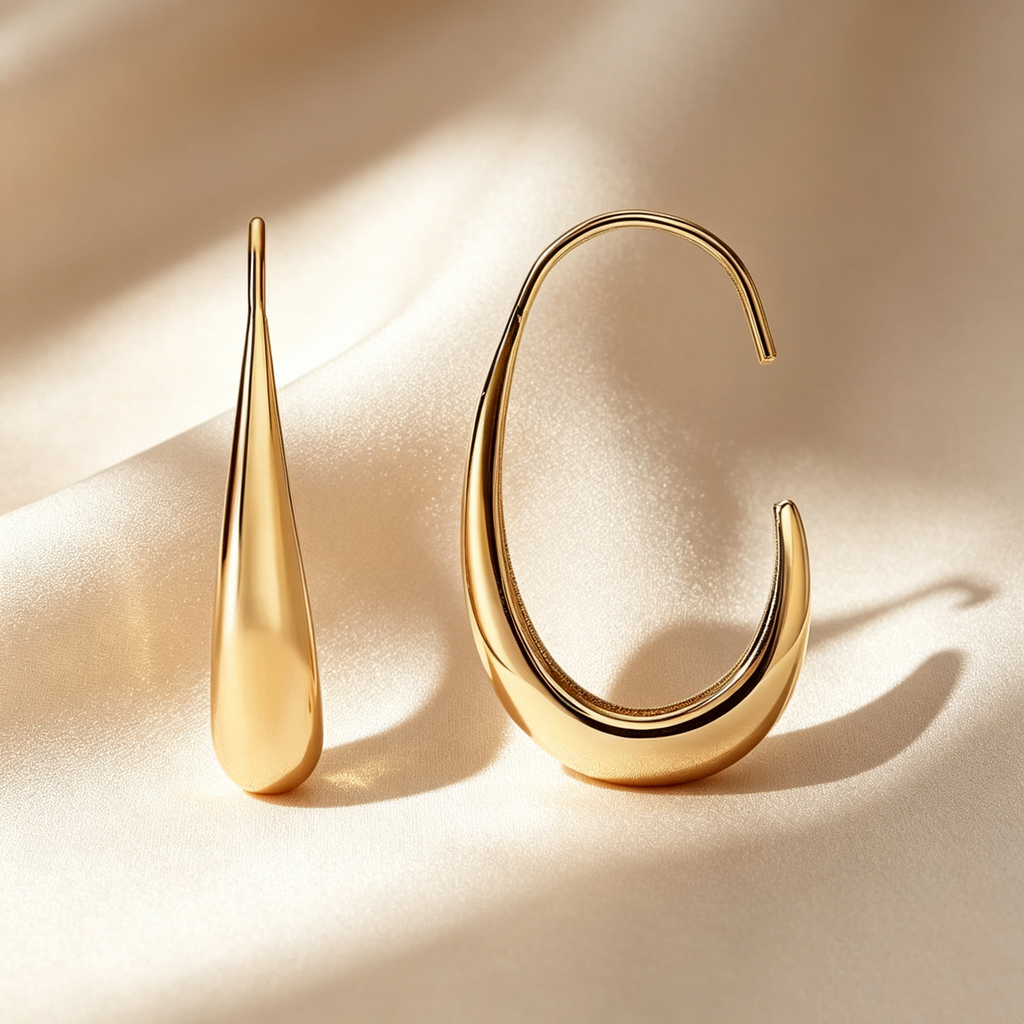 Sculpted Teardrop Earrings