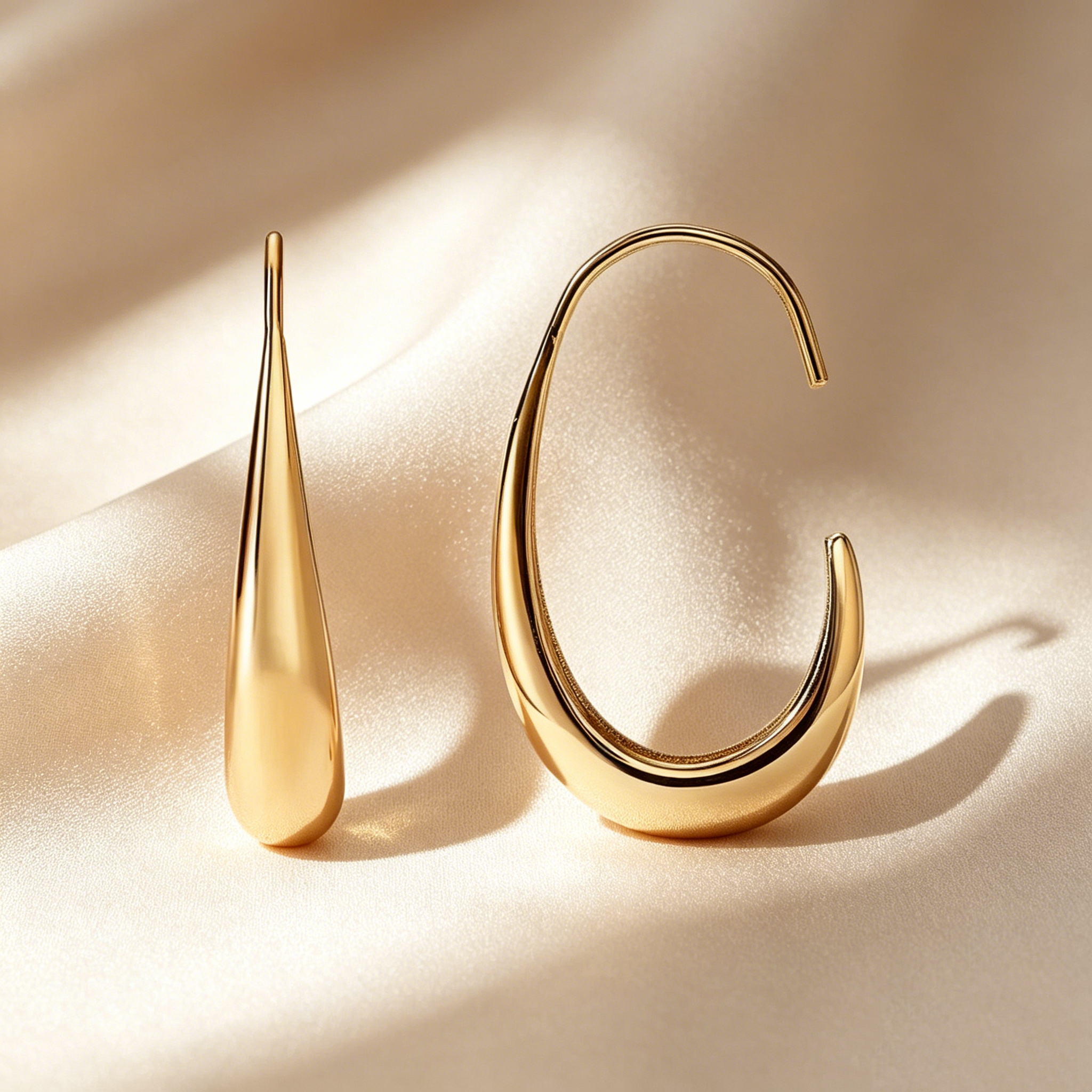 Sculpted Teardrop Earrings