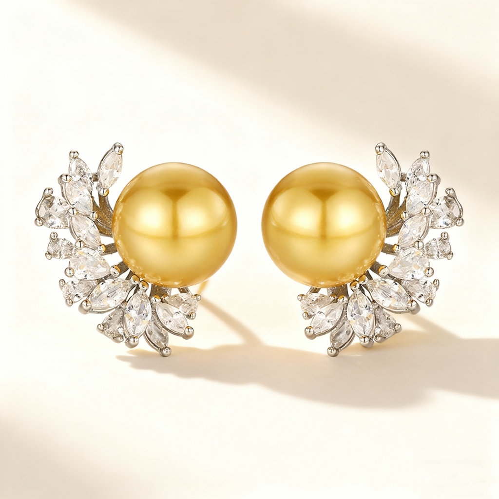 Elegant pearl earrings
