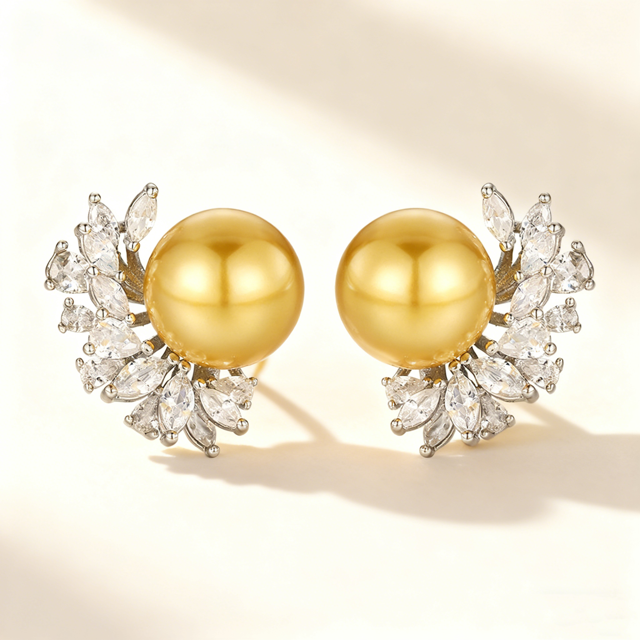 Elegant pearl earrings