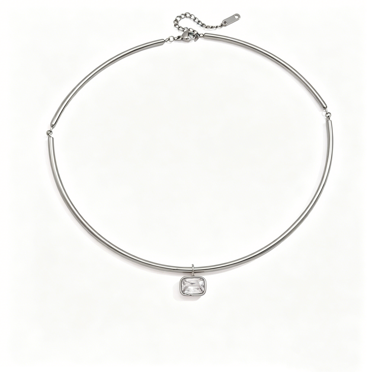 Full Moon Star Diamond Teardrop Necklace