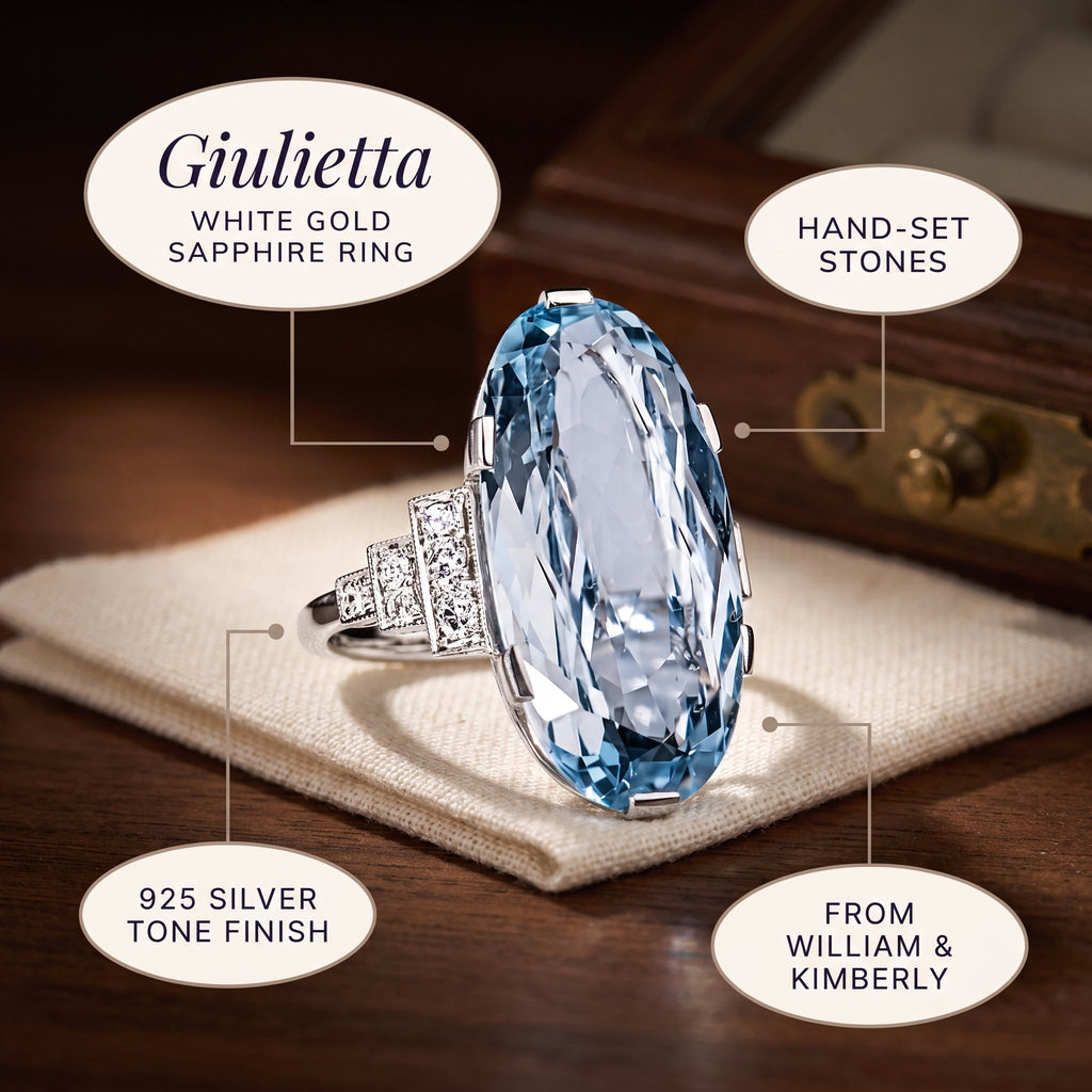 Giulietta White Gold Sapphire Ring