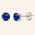 Lorelei White Gold Sapphire Earrings