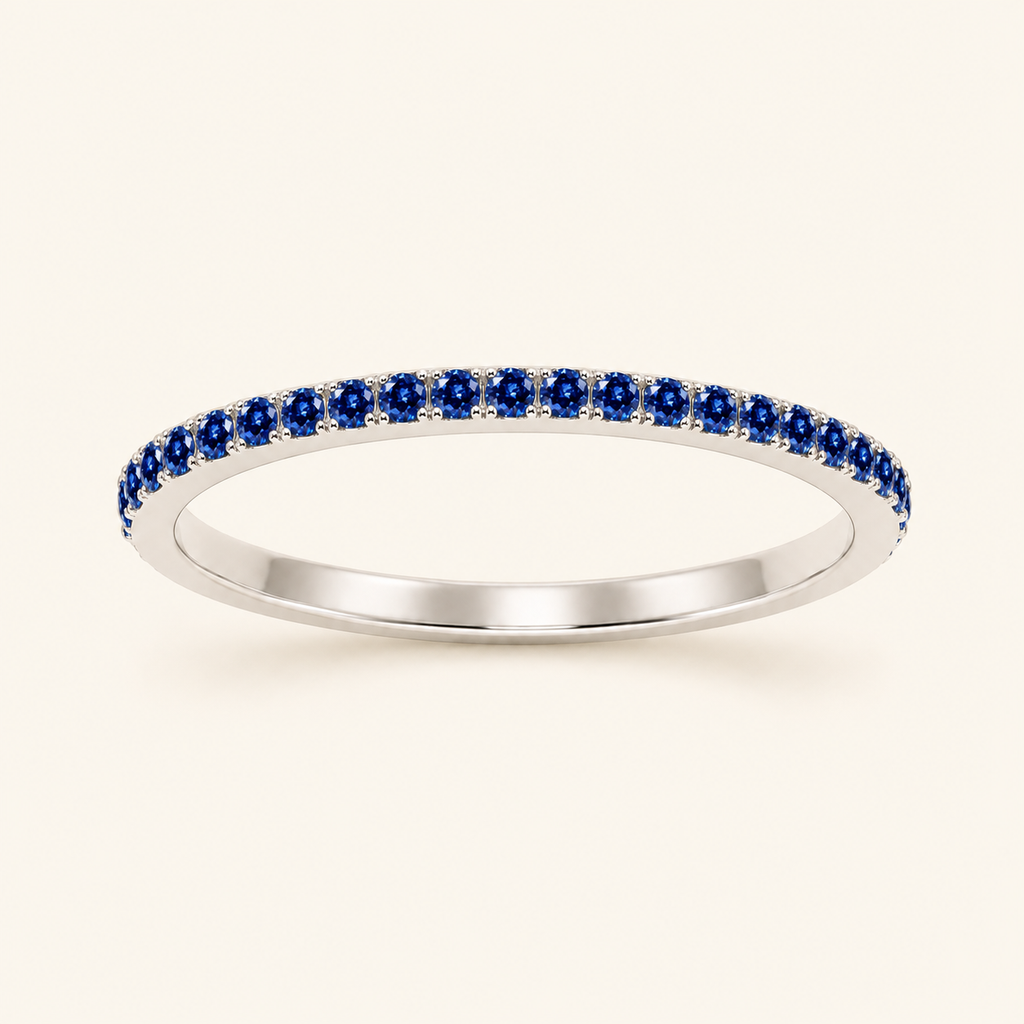 Soraya White Gold Sapphire Ring