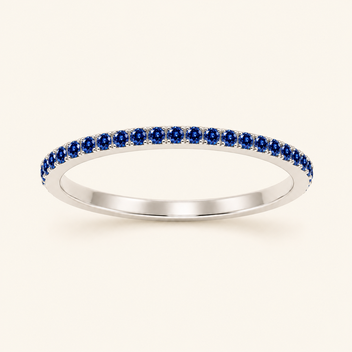 Soraya White Gold Sapphire Ring