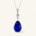 Ludmilla White Gold Sapphire Necklace