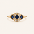 Irene Gold Sapphire Ring