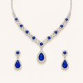 Marisa White Gold Sapphire Set