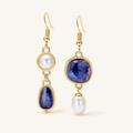Cassandra Gold Pearl Earrings