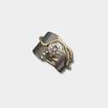 Laura - Vintage Ring in Dark Silver with Zirconia