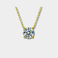 Rafaela - Zircon Necklace with 18K Gold Plating on Sterling Silver