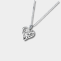 Jewelry Set with Pendant Made of Two Parts (Paw Print, Heart, Bone)