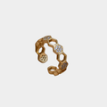 Selina - Gold and Crystal Ring