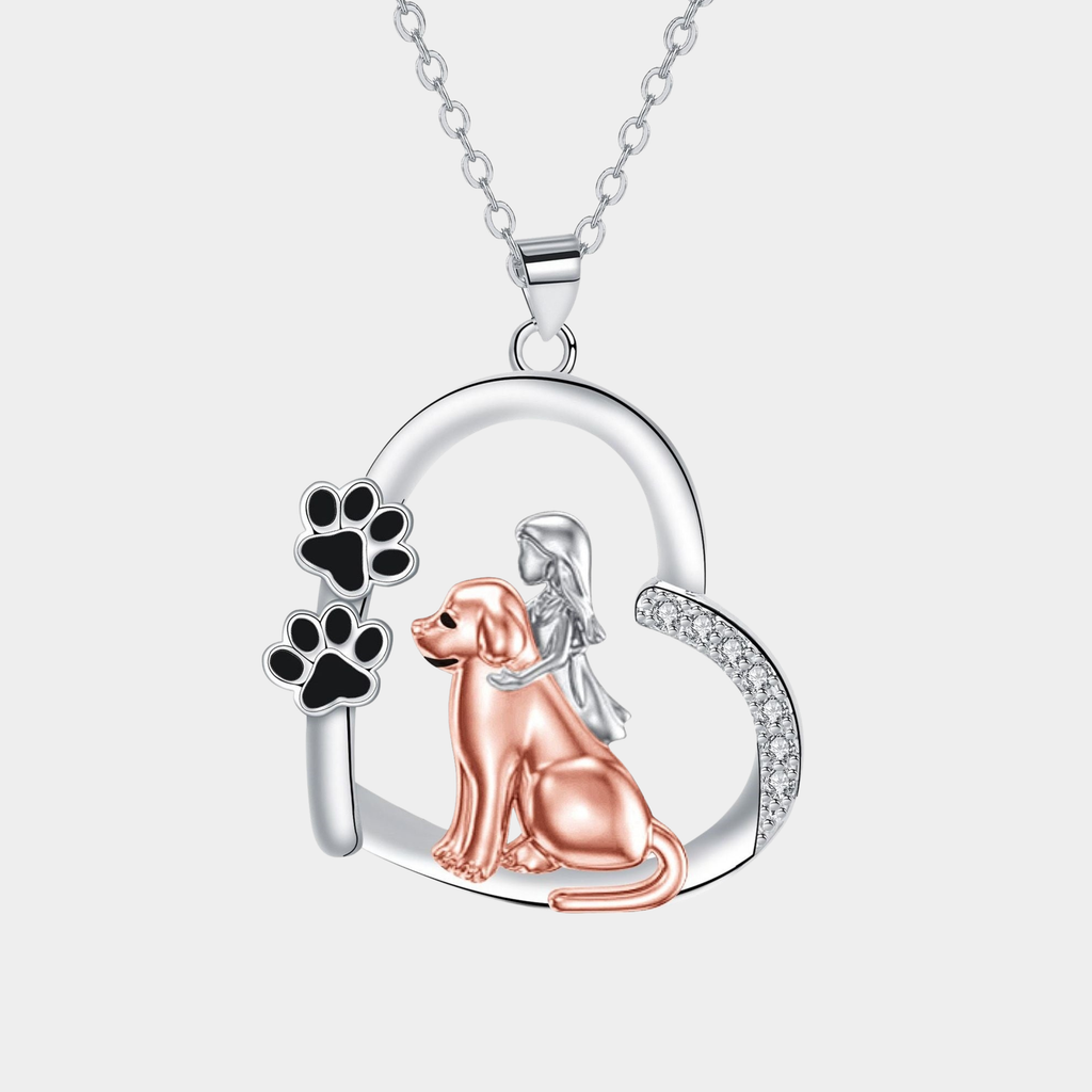Heart-Shaped Collar for Dogs and Girls