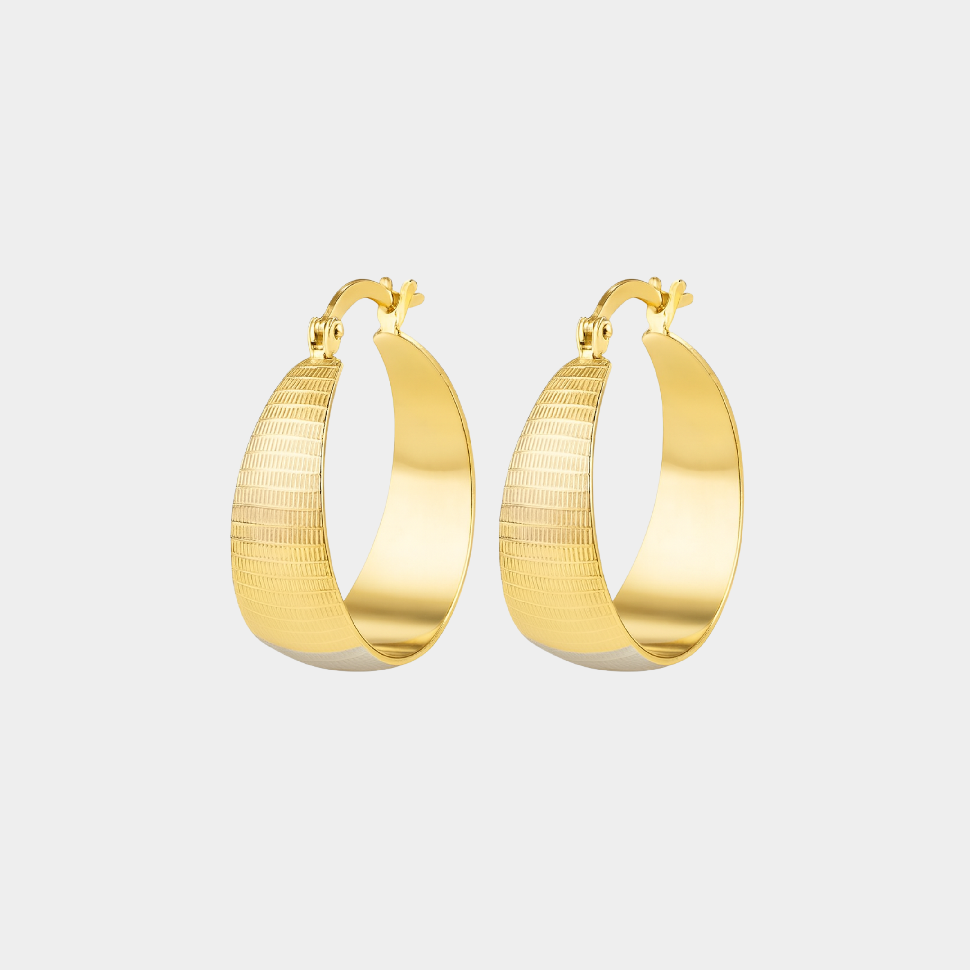 Karina – Clear Glass Silver Earrings