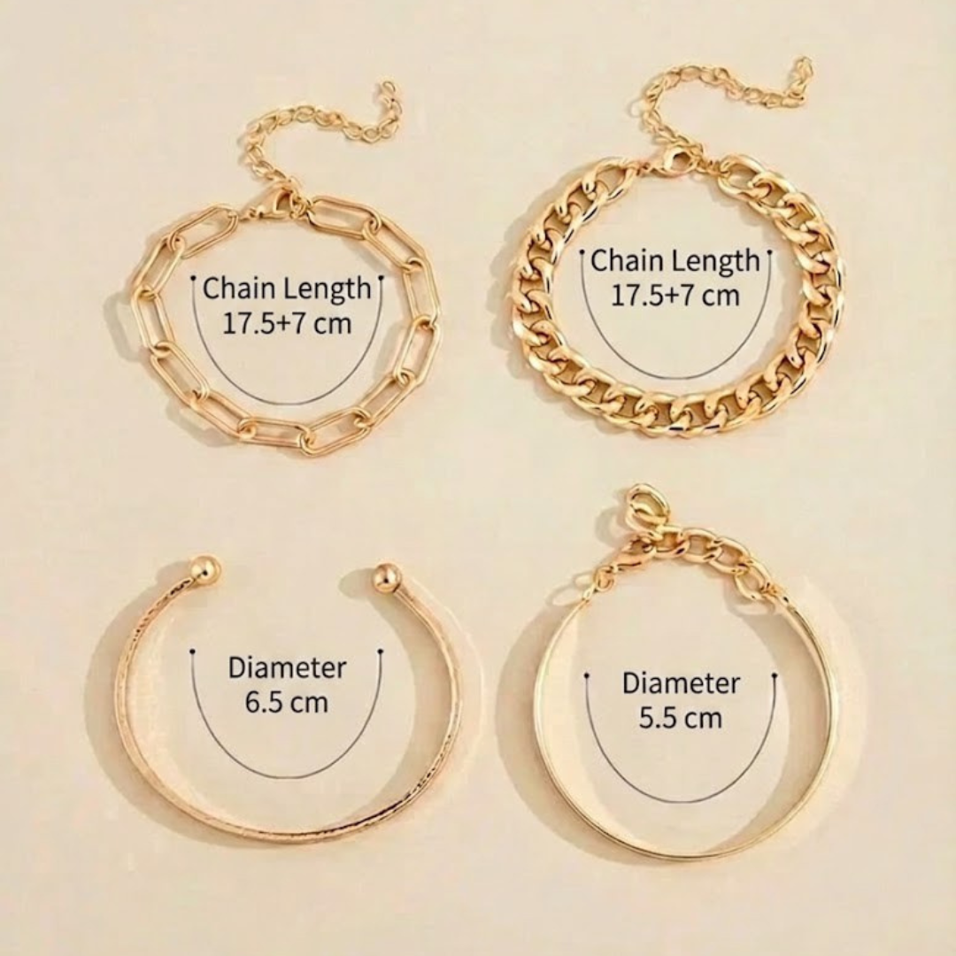 Noemi - Elegant Gold Set