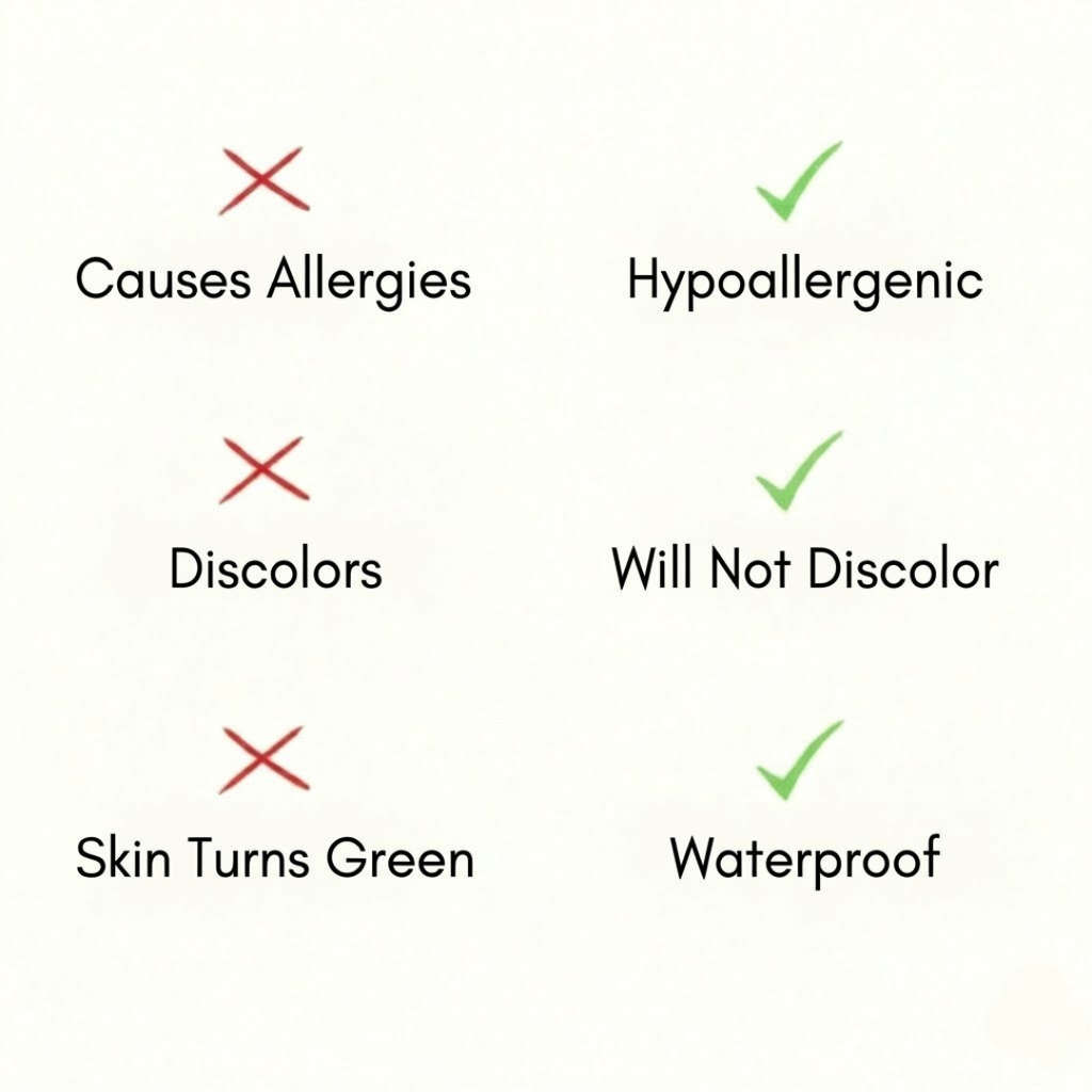 Antoni – A gold-colored layered necklace with a clear structure.