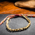 Tibetan Copper Beads Bracelet Handmade - For Healing, Strength & Protection