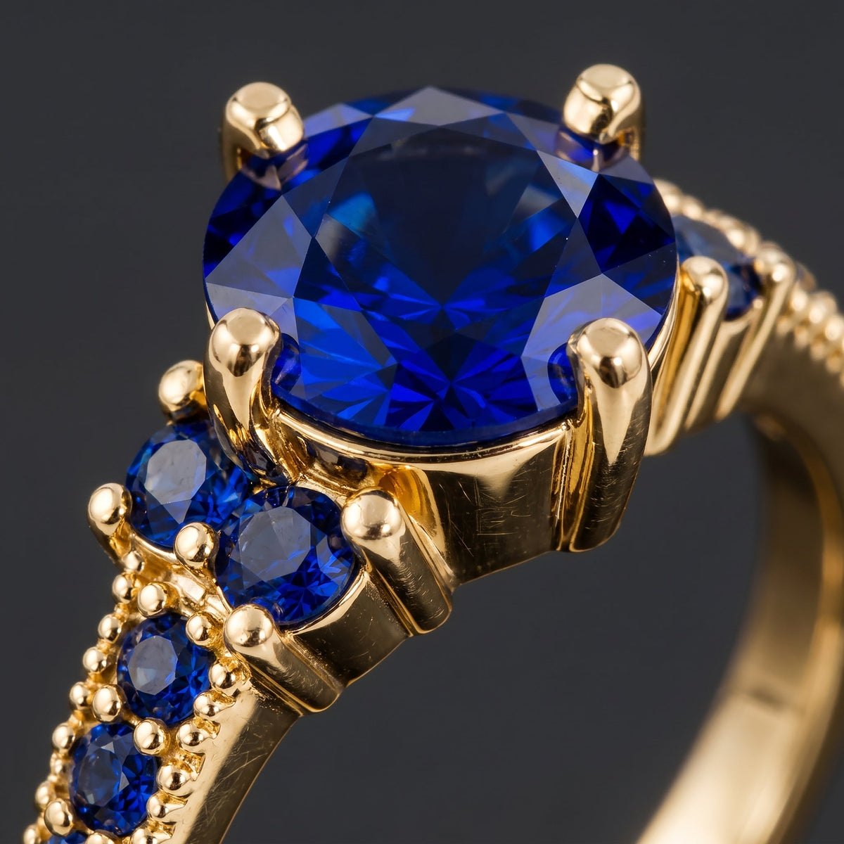 Celia Gold Sapphire Ring