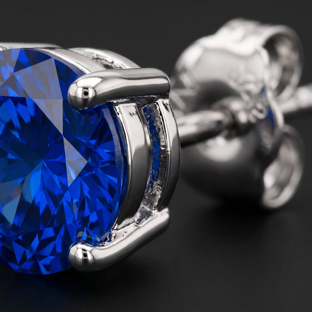 Lorelei White Gold Sapphire Earrings