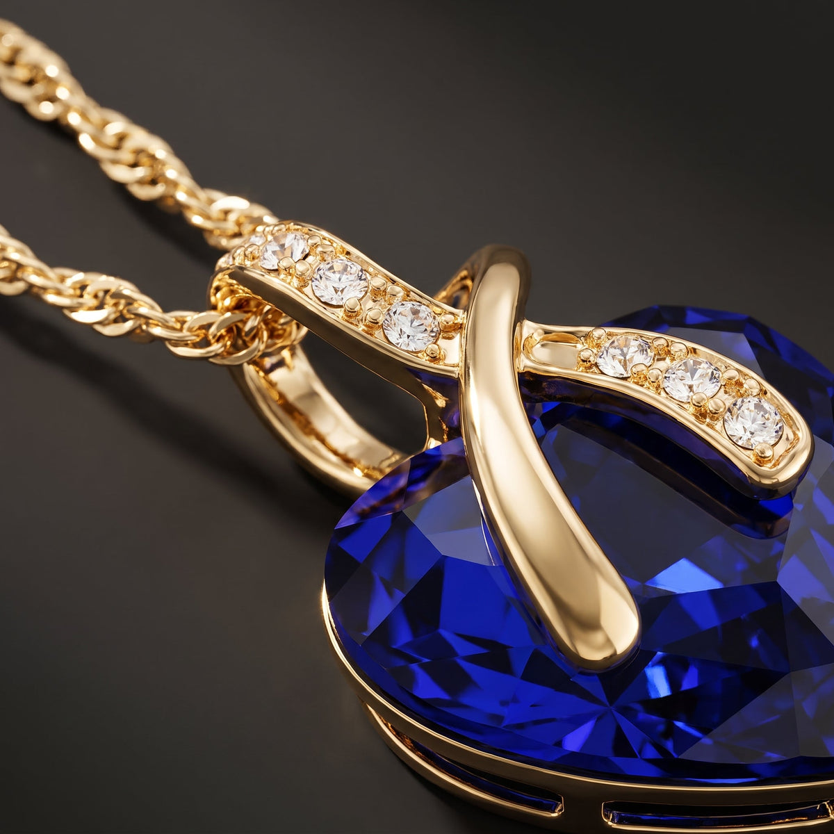Cosima Gold Sapphire Set