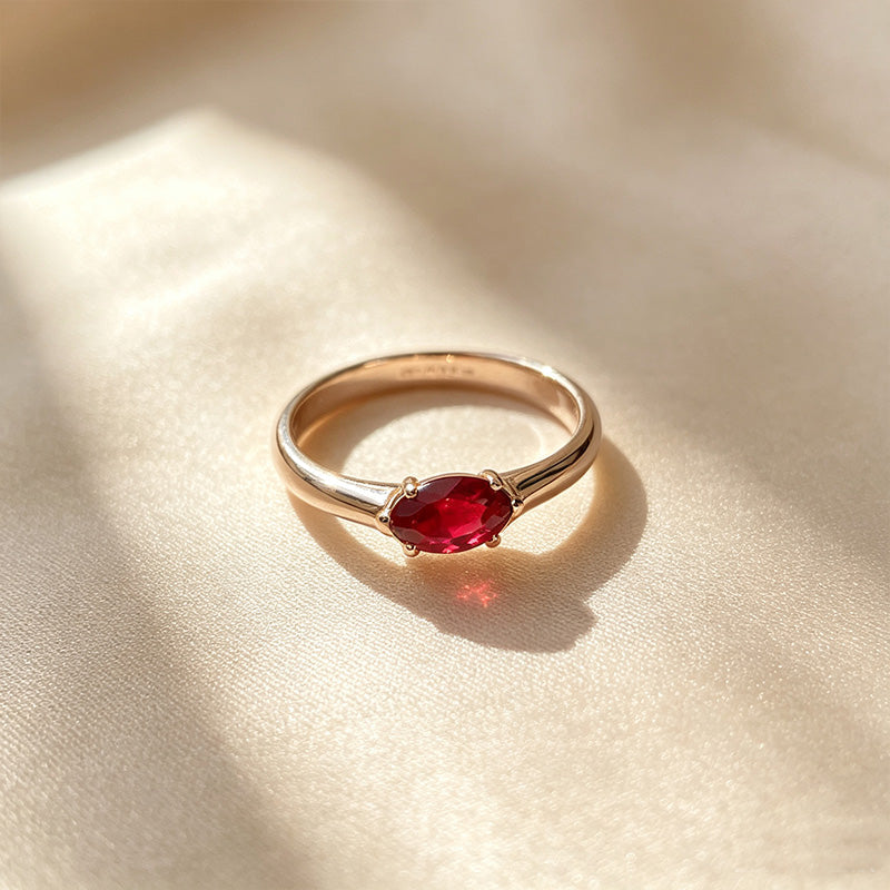 Minimal Marquise Thin Band Ring