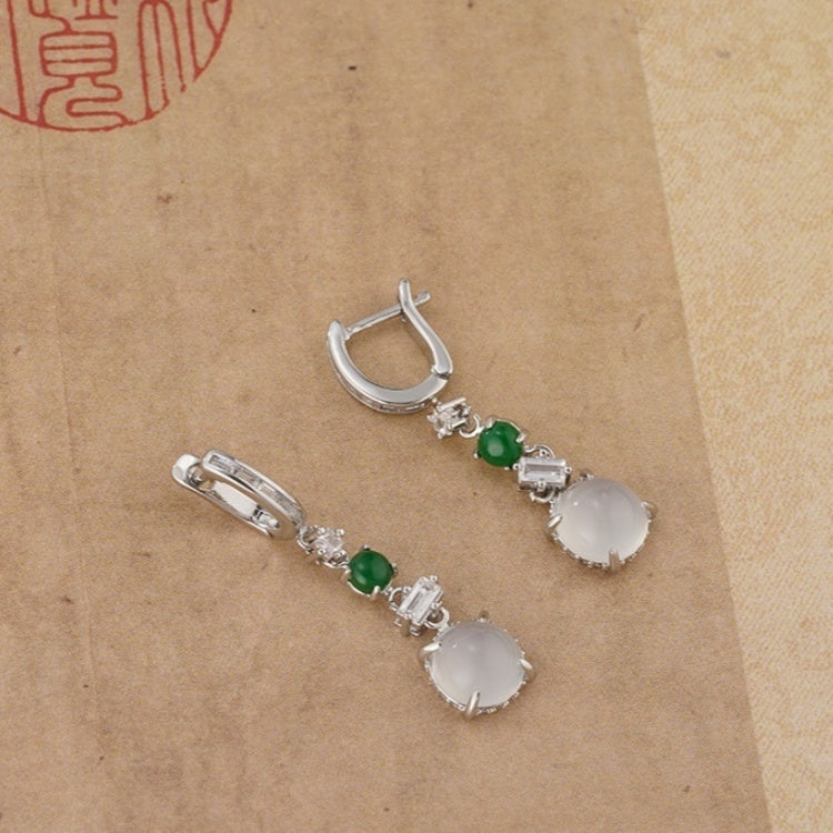 Vintage Tassel Crystal Earrings