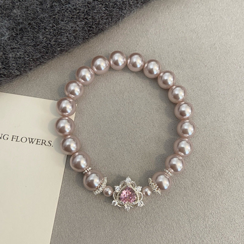 Cherry Blossom �?Pearl Bracelet