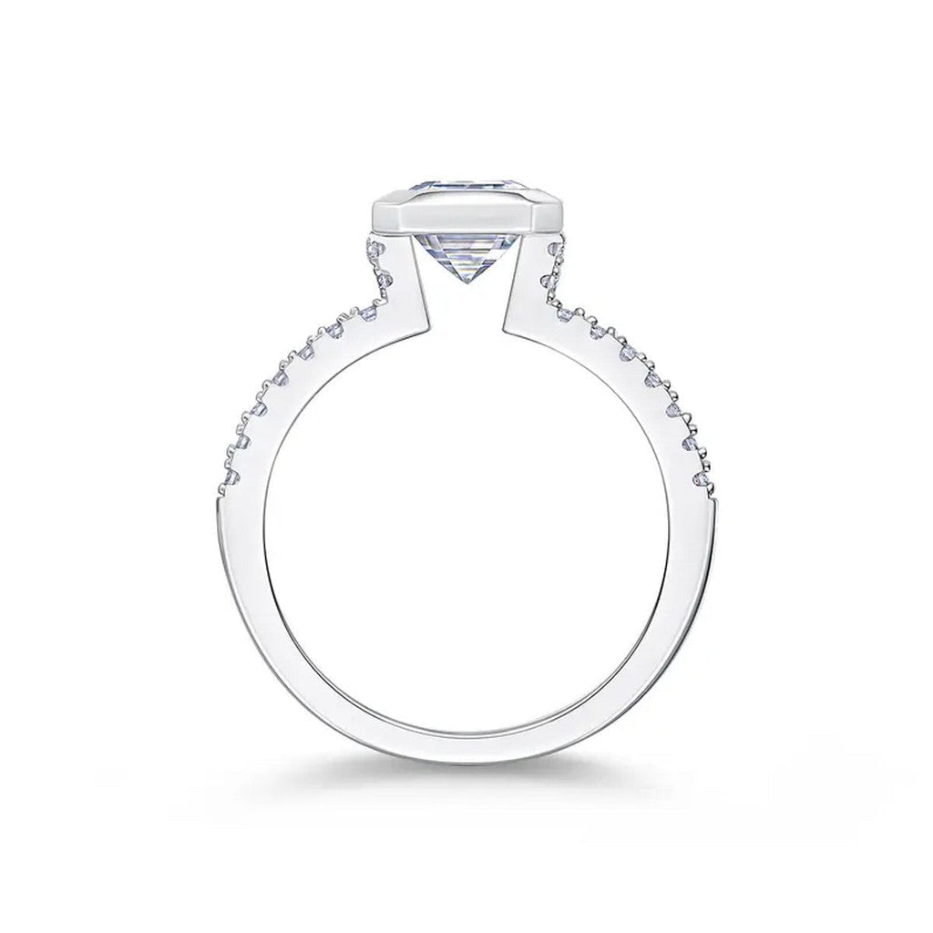 Timeless Emerald Bezel Ring Set
