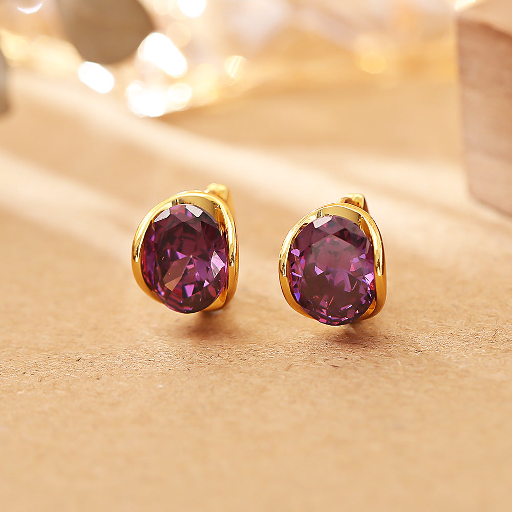 Purple Star Amethyst Jewelry Set