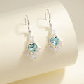 Elegant Heart Teardrop Earrings