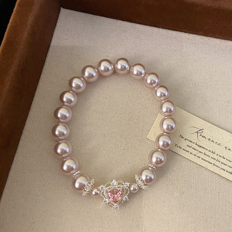 Cherry Blossom �?Pearl Bracelet