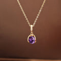 Purple Star Amethyst Jewelry Set