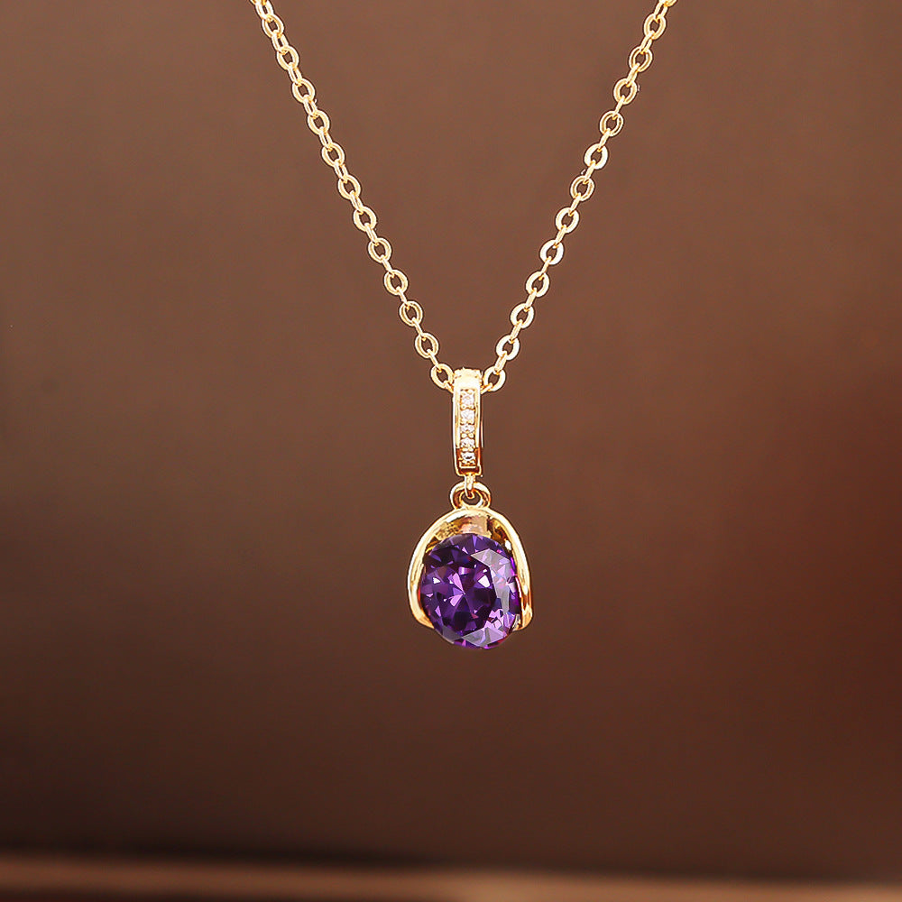 Purple Star Amethyst Jewelry Set