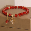 Bunny ? Red Agate Bracelet