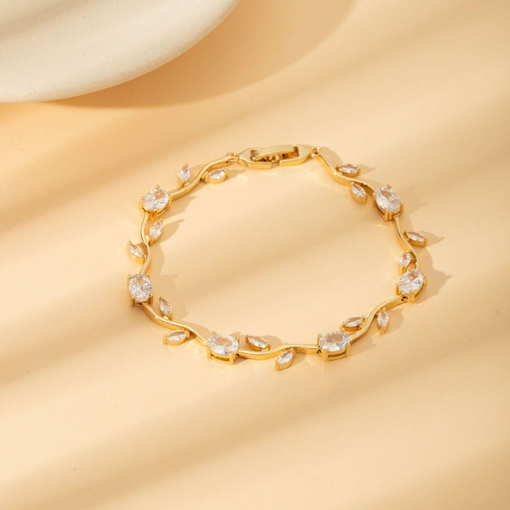 Tulip Vine Crystal Bracelet