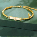Bamboo ? Gold plated bracelet