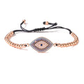 Hematite Evil Eye Charm Bracelet-Spirit Warden