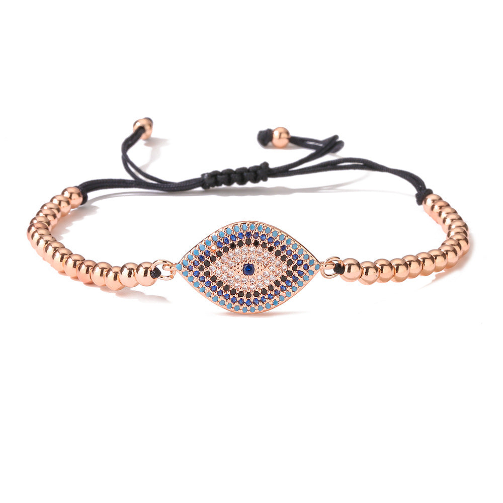 Hematite Evil Eye Charm Bracelet-Spirit Warden