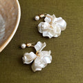 Luminous Petal • Pearl Earring