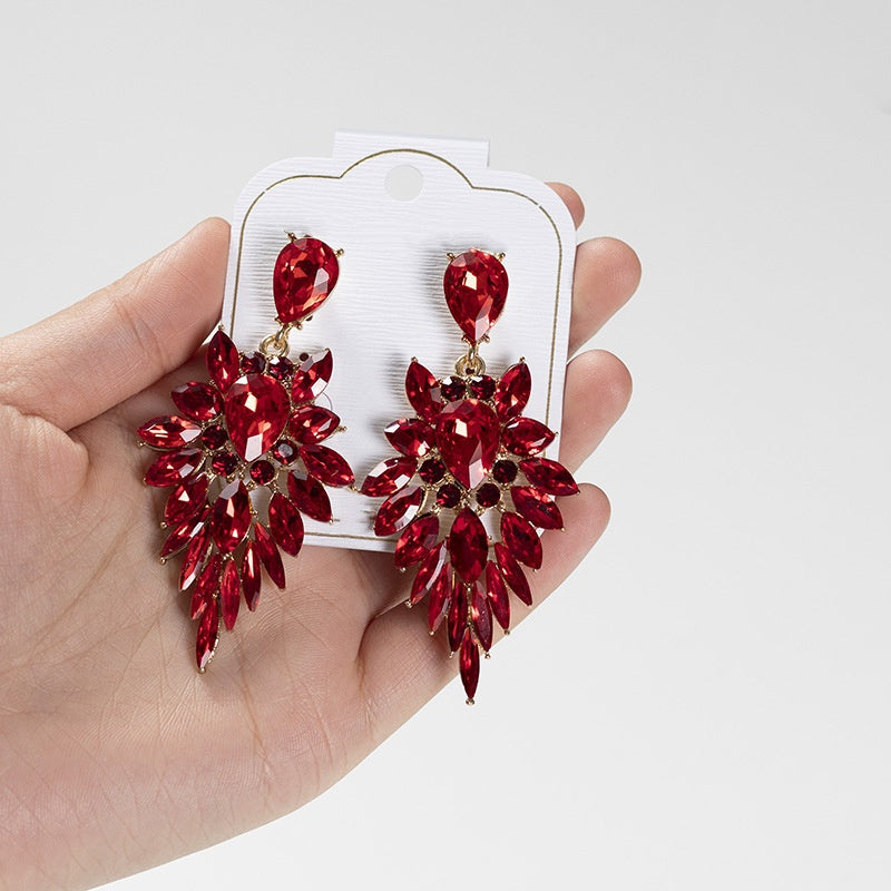 Crystal Tassel Earrings