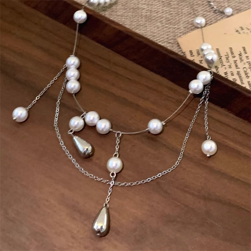 Elegant Double-Layer Pearl Necklace