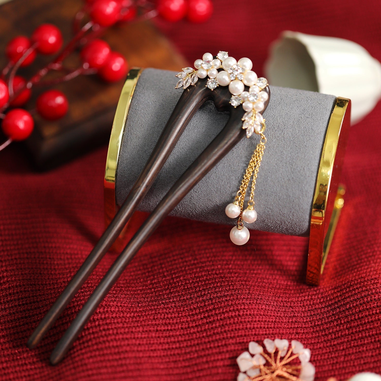 Elegant Ebony Hairpin